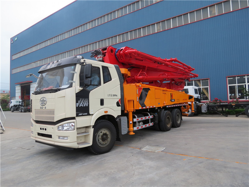 JH47-FAW JIEFANG concrete boom pump truck