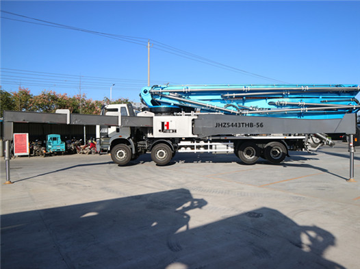 56m concrete boom pump truck with ISUZU chassis