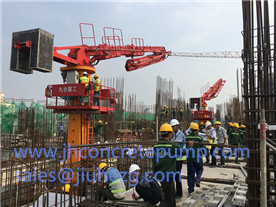 HG32 concrete placing boom at vietnam